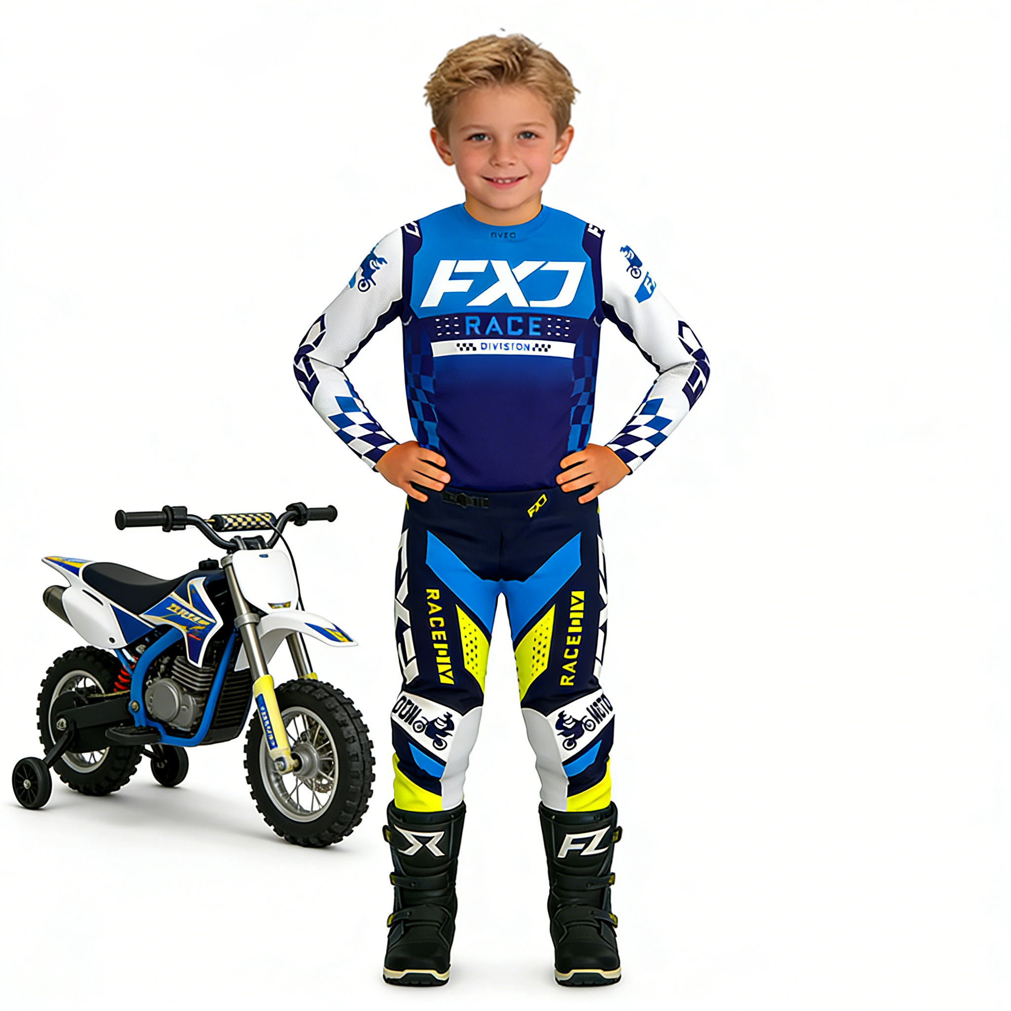 motocross child set Motorcycle - Motorcycle Gear For Kids reseña y precio
