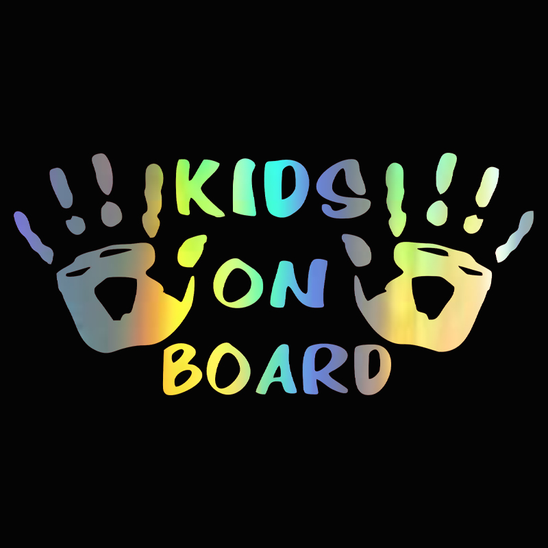 3D Car Sticker KIDS ON BOARD C - Motorcycle Gear For Kids reseña y precio