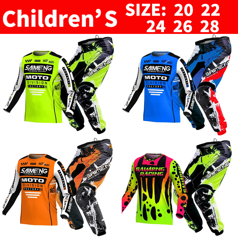 Motocross Jersey and Pants chi - Motorcycle Gear For Kids reseña y precio